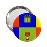 Kwanzaa Colorblock 2.25  Handbag Mirror