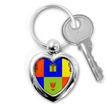 Kwanzaa Colorblock Key Chain (Heart)