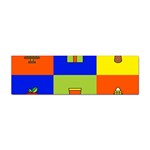 Kwanzaa Colorblock Sticker (Bumper)