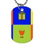 Kwanzaa Colorblock Dog Tag (One Side)