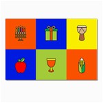 Kwanzaa Colorblock Postcards 5  x 7  (Pkg of 10)