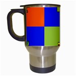 Kwanzaa Colorblock Travel Mug (White)