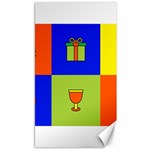 Kwanzaa Colorblock Canvas 40  x 72 