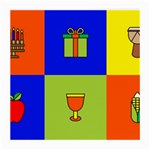 Kwanzaa Colorblock Medium Glasses Cloth (2 Sides)