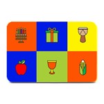 Kwanzaa Colorblock Plate Mat