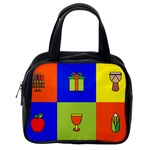 Kwanzaa Colorblock Classic Handbag (One Side)