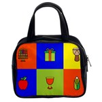 Kwanzaa Colorblock Classic Handbag (Two Sides)