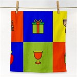 Kwanzaa Colorblock Face Towel