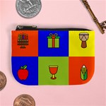 Kwanzaa Colorblock Mini Coin Purse