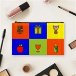 Kwanzaa Colorblock Cosmetic Bag (Medium)