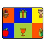 Kwanzaa Colorblock Fleece Blanket (Small)