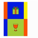 Kwanzaa Colorblock Small Garden Flag (Two Sides)