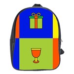 Kwanzaa Colorblock School Bag (XL)