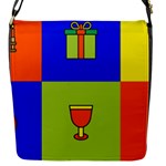 Kwanzaa Colorblock Flap Closure Messenger Bag (S)