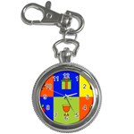 Kwanzaa Colorblock Key Chain Watch