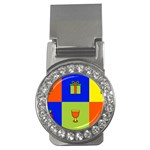 Kwanzaa Colorblock Money Clip (CZ)