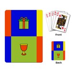 Kwanzaa Colorblock Playing Cards Single Design