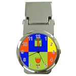 Kwanzaa Colorblock Money Clip Watch