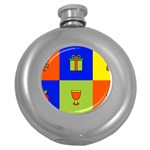 Kwanzaa Colorblock Hip Flask (5 oz)