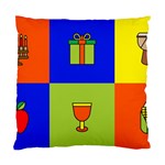 Kwanzaa Colorblock Standard Cushion Case (One Side)