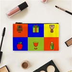 Kwanzaa Colorblock Cosmetic Bag (Small)