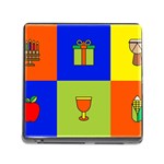 Kwanzaa Colorblock Memory Card Reader (Square)