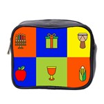 Kwanzaa Colorblock Mini Toiletries Bag (Two Sides)