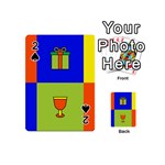 Kwanzaa Colorblock Playing Cards 54 (Mini)