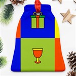 Kwanzaa Colorblock Ornament (Bell)