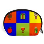 Kwanzaa Colorblock Accessory Pouch (Large)