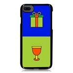 Kwanzaa Colorblock Apple iPhone 8 Seamless Case (Black)