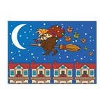 Xmas Witch Befana Sticker A4 (100 pack)