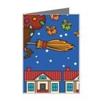 Xmas Witch Befana Mini Greeting Card