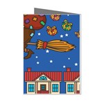 Xmas Witch Befana Mini Greeting Cards (Pkg of 8)