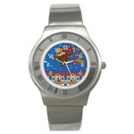 Xmas Witch Befana Stainless Steel Watch