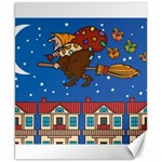 Xmas Witch Befana Canvas 8  x 10 