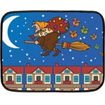 Xmas Witch Befana Fleece Blanket (Mini)