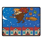 Xmas Witch Befana Fleece Blanket (Small)