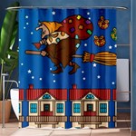 Xmas Witch Befana Shower Curtain 60  x 72  (Medium)