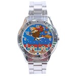 Xmas Witch Befana Stainless Steel Analogue Watch