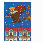 Xmas Witch Befana Large Garden Flag (Two Sides)