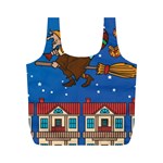 Xmas Witch Befana Full Print Recycle Bag (M)