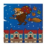 Xmas Witch Befana Tile Coaster