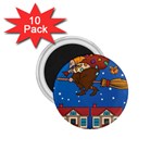 Xmas Witch Befana 1.75  Magnet (10 pack) 