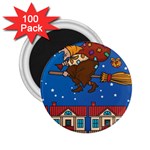 Xmas Witch Befana 2.25  Magnet (100 pack) 