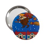 Xmas Witch Befana 2.25  Handbag Mirror