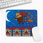 Xmas Witch Befana Large Mousepad