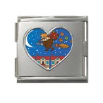 Xmas Witch Befana Mega Link Heart Italian Charm (18mm)