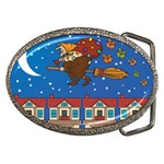 Xmas Witch Befana Belt Buckle