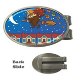 Xmas Witch Befana Money Clip (Oval)